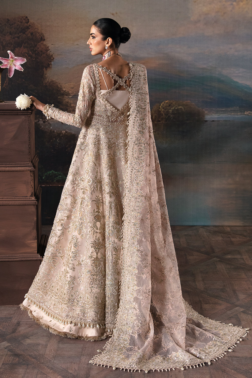 Afrozeh-The Brides Wedding Formal 3Pc Suit AFB-V1-02 Clara - House Of Hania