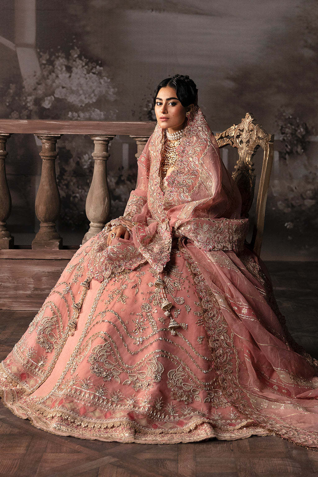 Afrozeh-The Brides Wedding Formal 3Pc Suit AFB-V1-06 Victoria - House Of Hania
