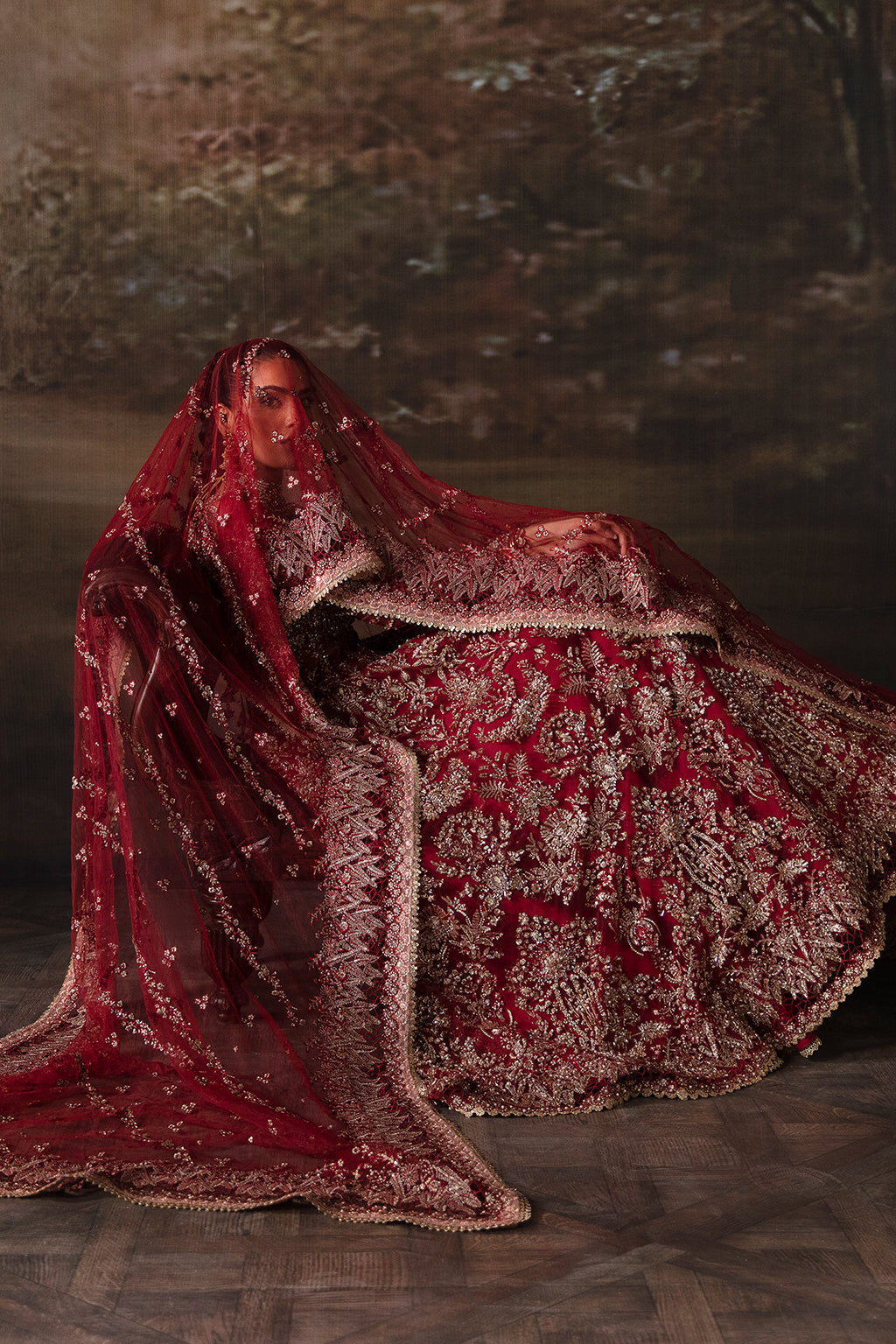 Afrozeh-The Brides Wedding Formal 3Pc Suit AFB-V1-07 Adelaide - House Of Hania