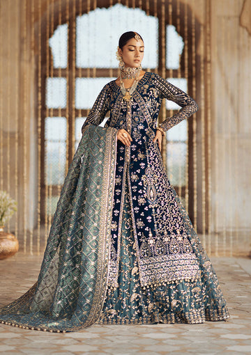 Aik Atelier | Dastoor Velvet 24 | DASTOOR - LOOK 05 - House Of Hania