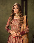 Ain | Aroosh Luxury Formals 24 | AR-90 MAH-E-ROOH (Maroon) - House Of Hania
