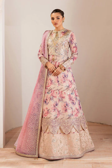 Alizeh | Fleur Embroidered Printed Chiffon | AF-CH-2193-Dina
