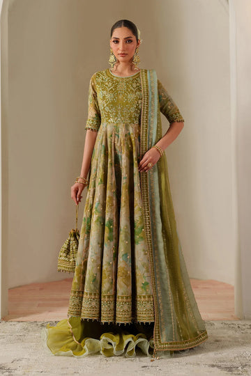 Alizeh | Fleur Embroidered Printed Chiffon | AF-CH-2195-Renee