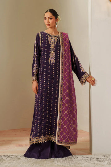 Alizeh | Fleur Embroidered Printed Chiffon | AF-CH-2196-Reya