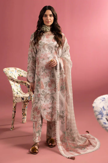 Alizeh | Sheen Lawn Prints 24 | Sunset Blush - House Of Hania