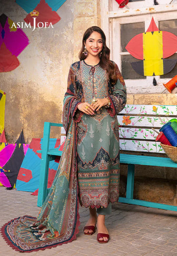Asim Jofa | Aira Summer Prints | AJAR-01 - House Of Hania