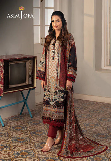 Asim Jofa | Aira Summer Prints | AJAR-26 - House Of Hania