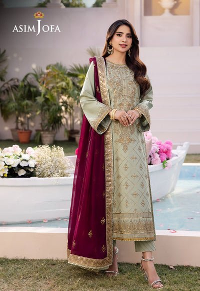 Asim Jofa | Dhanak Rang Collection | AJCF-06 - House Of Hania