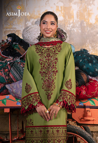 Asim Jofa | Embroidered Lawn Collection | AJAR-33 - House Of Hania
