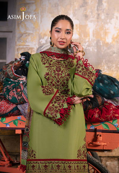 Asim Jofa | Embroidered Lawn Collection | AJAR-33 - House Of Hania