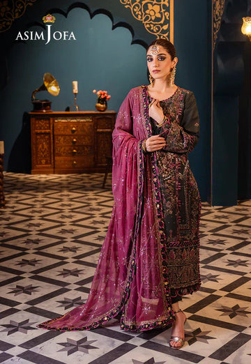 Asim Jofa | Fasana e Ishq Eid Luxury Lawn | AJFI-23 - House Of Hania