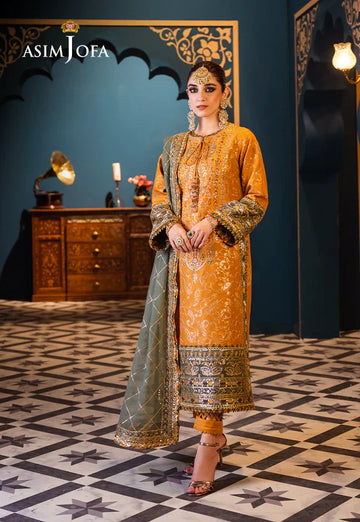 Asim Jofa | Fasana e Ishq Eid Luxury Lawn | AJFI-26 - House Of Hania