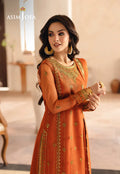 Asim Jofa | Heeriye | AJHE-09 EMBROIDERED NET 3 PCS - House Of Hania