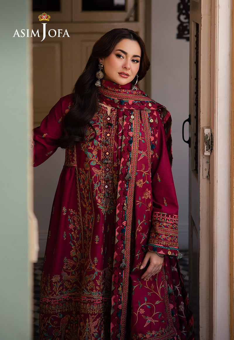 Asim Jofa | Pashmina Shawl 24 | AJKI-10 - House Of Hania
