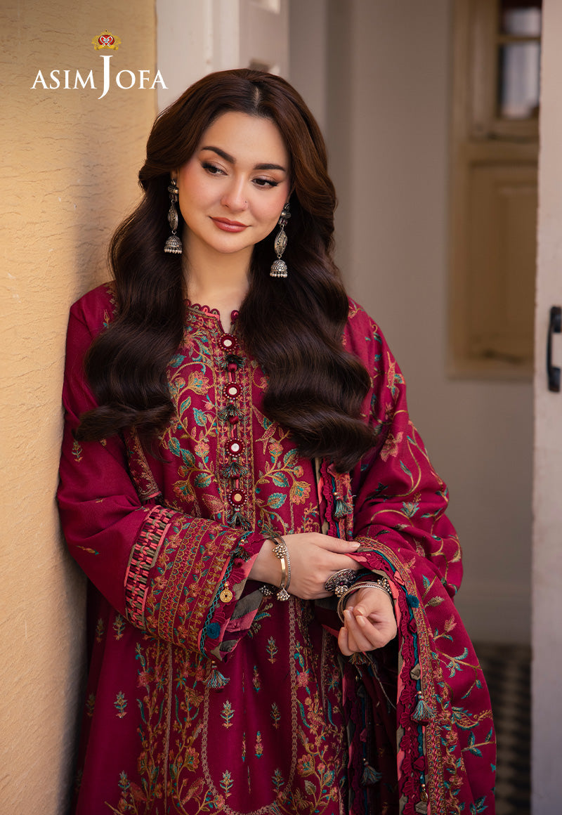 Asim Jofa | Pashmina Shawl 24 | AJKI-10 - House Of Hania