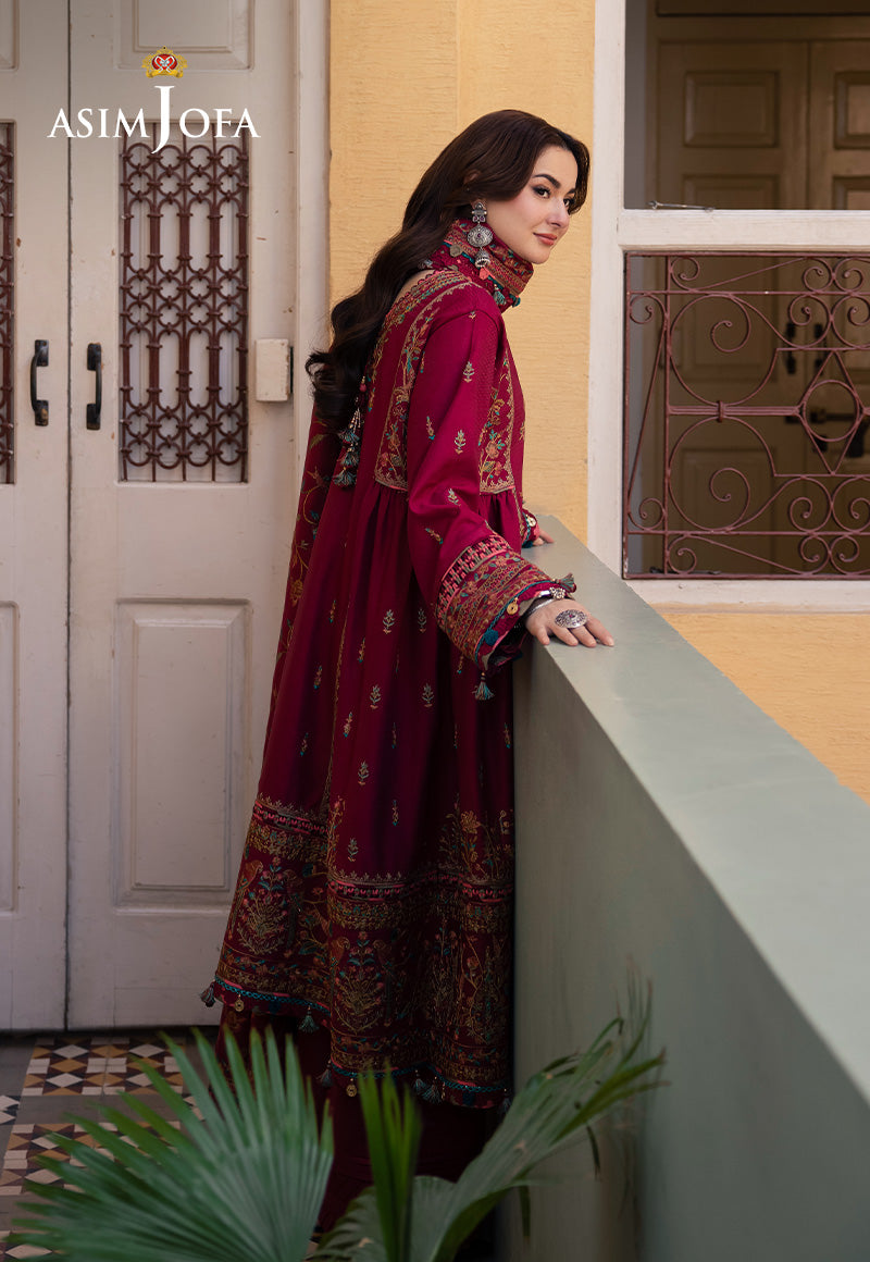Asim Jofa | Pashmina Shawl 24 | AJKI-10 - House Of Hania