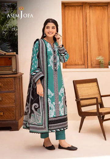 Asim Jofa | Prints Essentials | AJUB-03 - House Of Hania