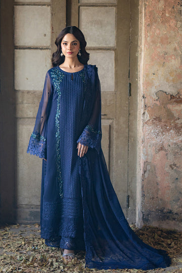 Azure | Ensembles Embroidered Formals | Serene Sapphire - House Of Hania