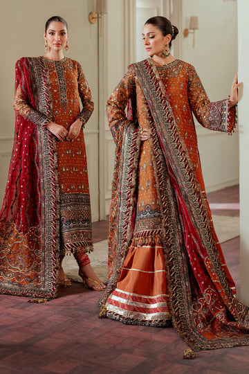 BAROQUE__EMBROIDERED NET CH13-01 STITCHED - House Of Hania