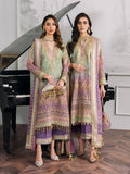 Baroque Chantelle Embroidered Luxury Chiffon 3Pc Suit EC-08 - House Of Hania