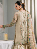 Baroque Chantelle Embroidered Luxury Zari Masuri 3Pc Suit EC-04 - House Of Hania