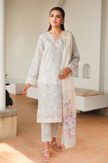 Baroque | Luxury Pret 24 | LAWN UF-657 - House Of Hania