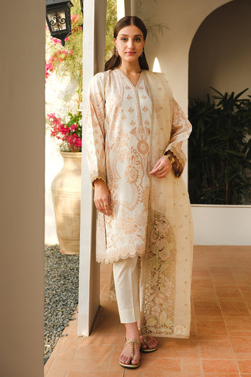 Baroque | Luxury Pret 24 | LAWN UF-662 - House Of Hania