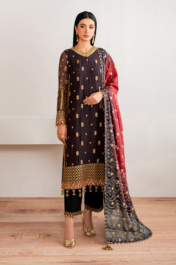 Baroque | Velvet Formals | CHIFFON UF-683 - House Of Hania