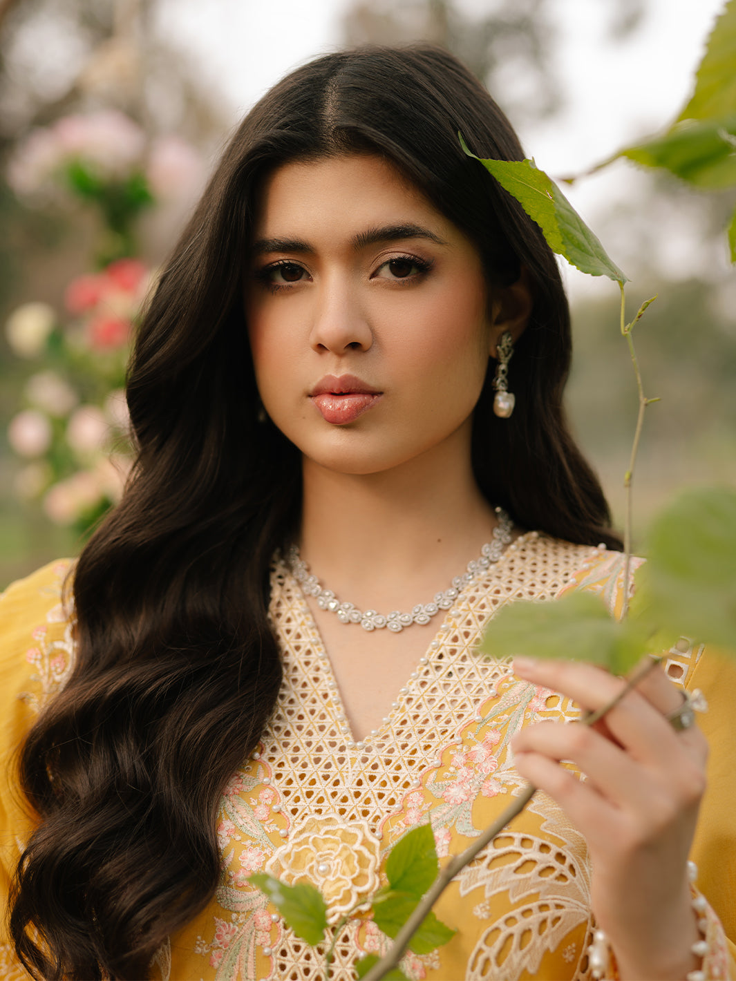 Bin Ilyas | Freesia Embroidered Lawn 25 | 104 - A - House Of Hania