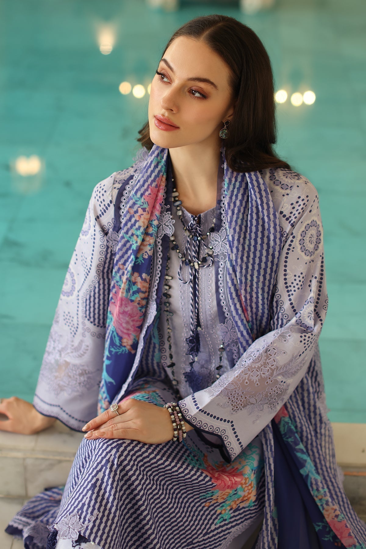 Charizma | Aniq Lawn Collection | AN5-01 - House Of Hania