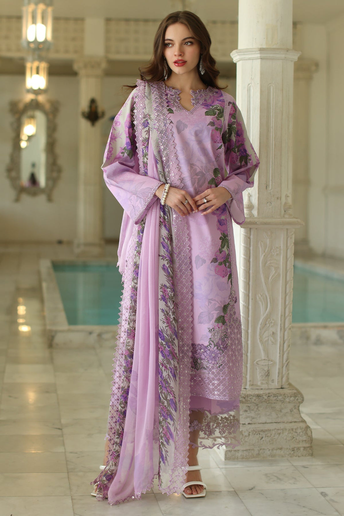 Charizma | Aniq Lawn Collection | AN5-03 - House Of Hania