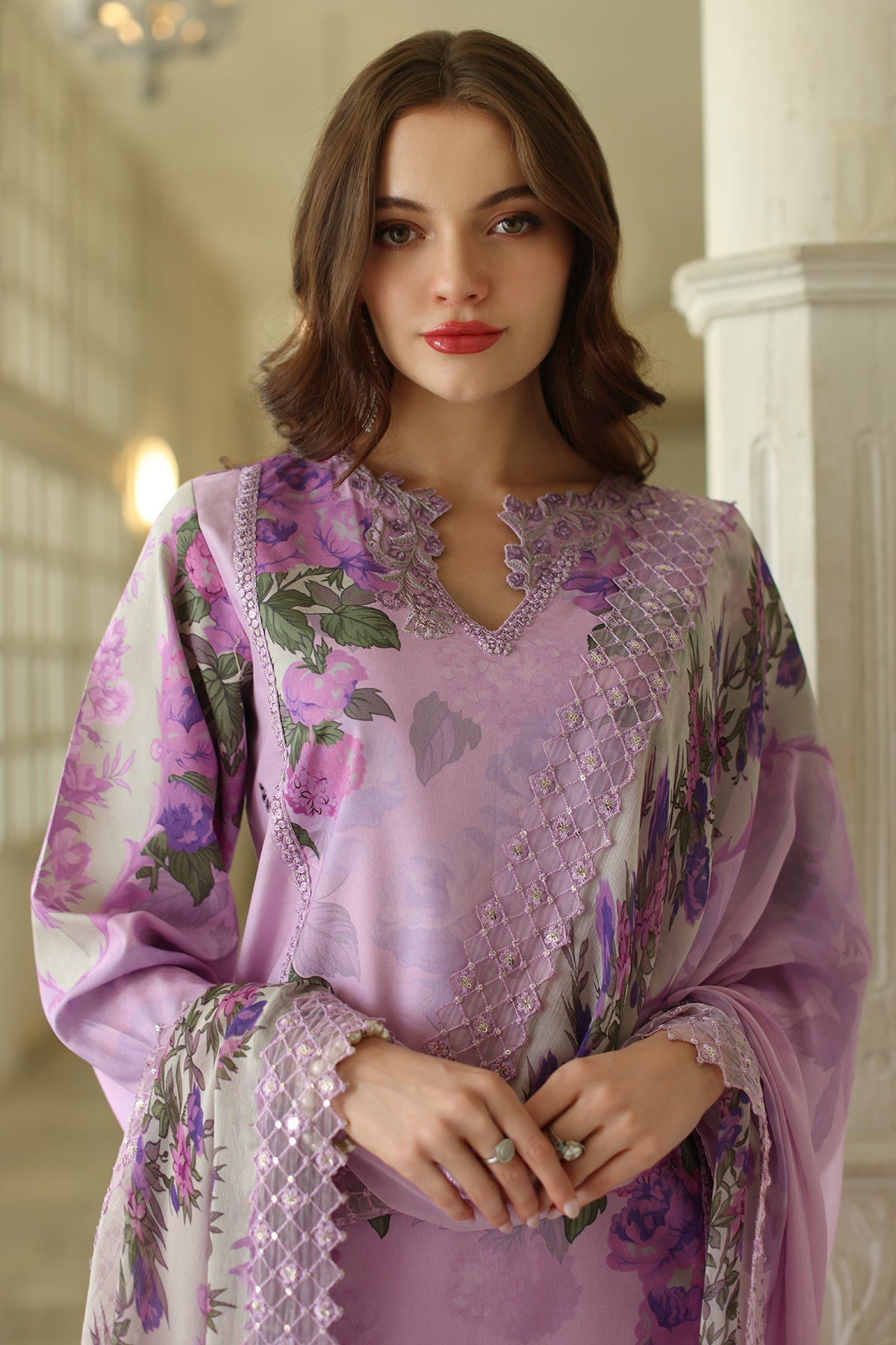 Charizma | Aniq Lawn Collection | AN5-03 - House Of Hania