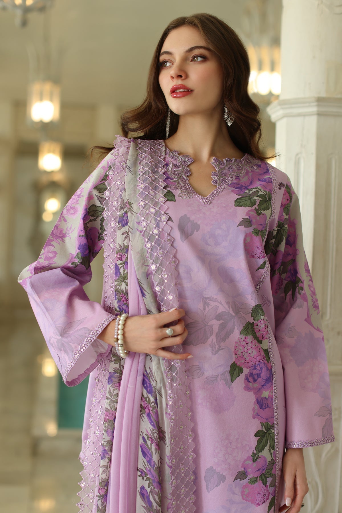 Charizma | Aniq Lawn Collection | AN5-03 - House Of Hania