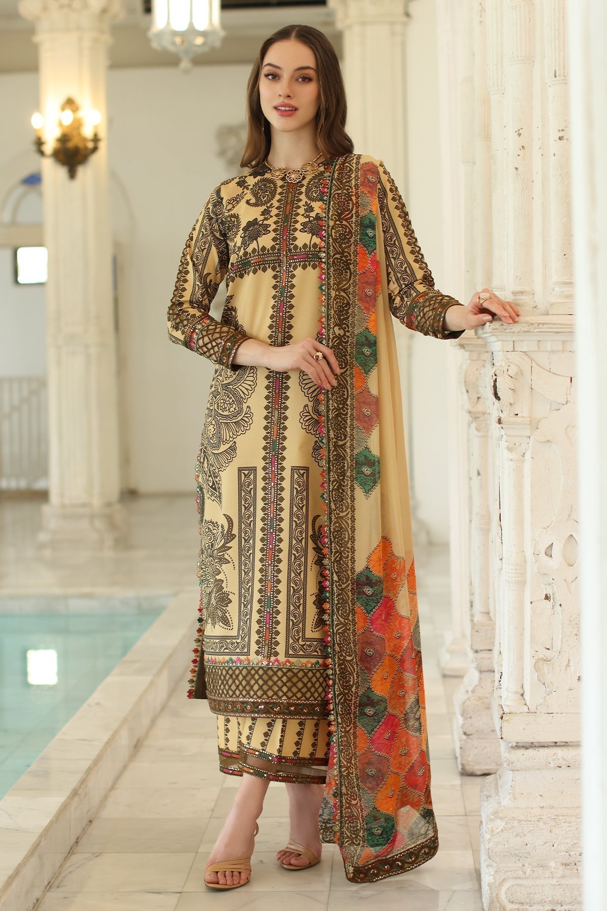 Charizma | Aniq Lawn Collection | AN5-04 - House Of Hania