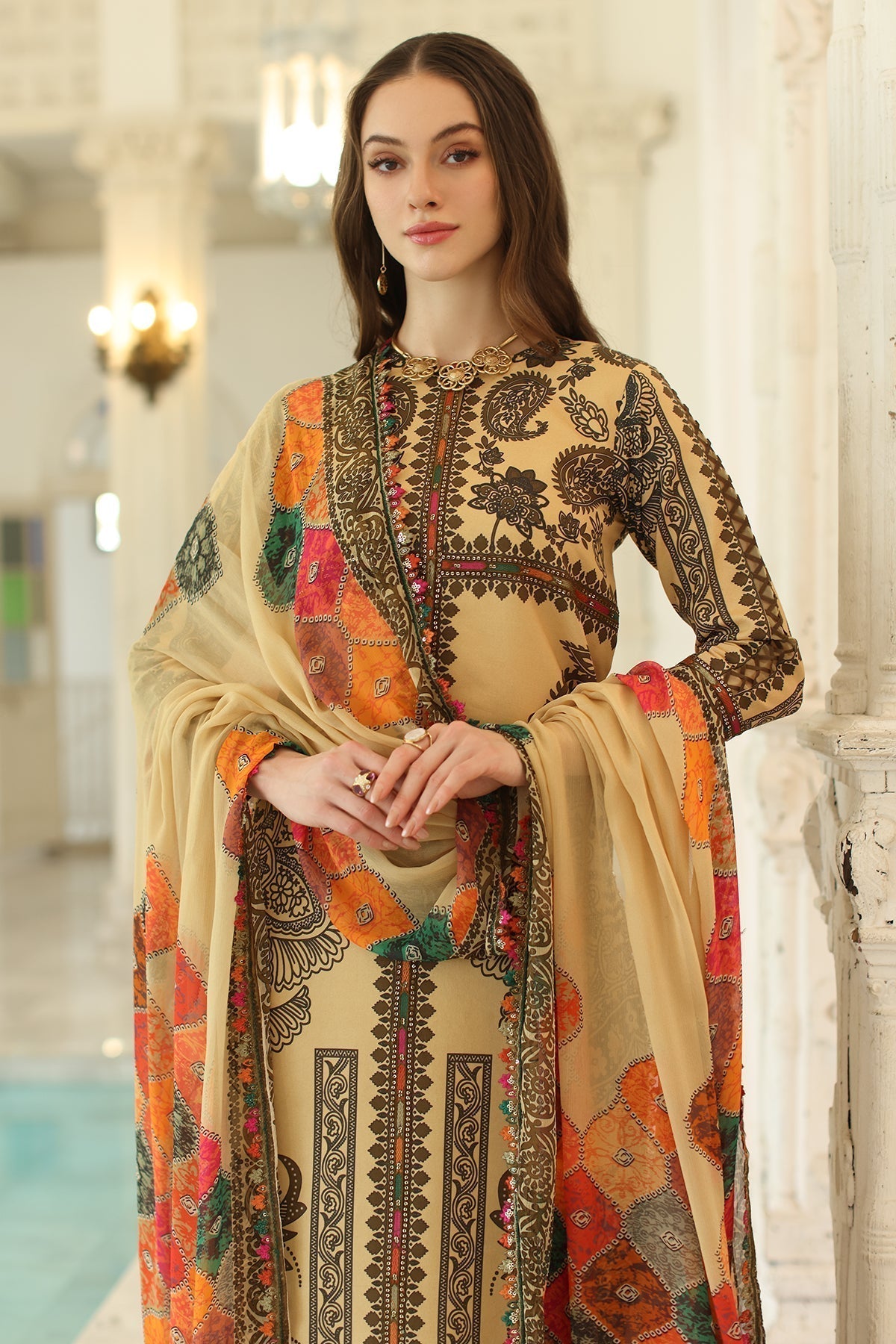 Charizma | Aniq Lawn Collection | AN5-04 - House Of Hania