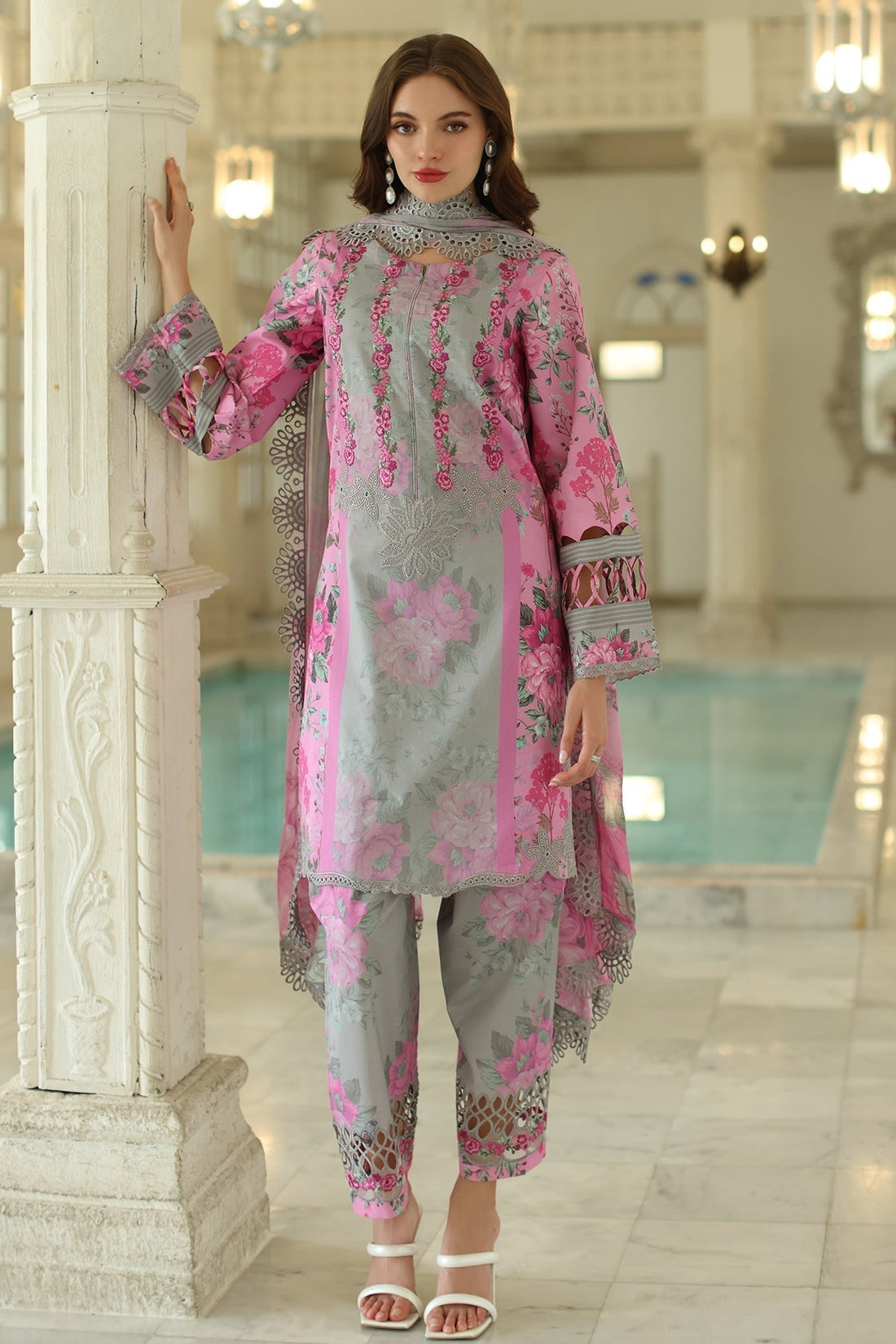 Charizma | Aniq Lawn Collection | AN5-06 - House Of Hania