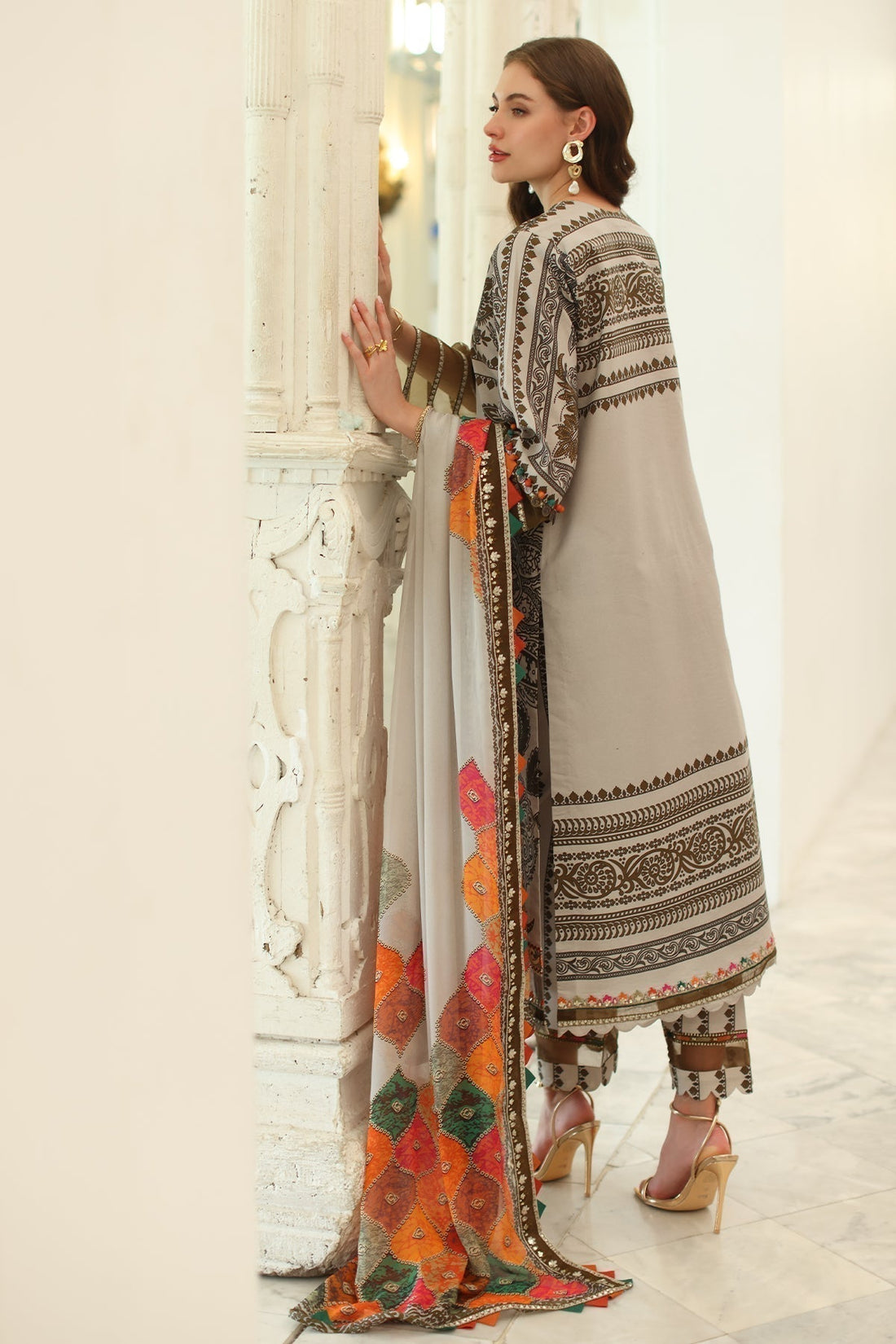 Charizma | Aniq Lawn Collection | AN5-08 - House Of Hania