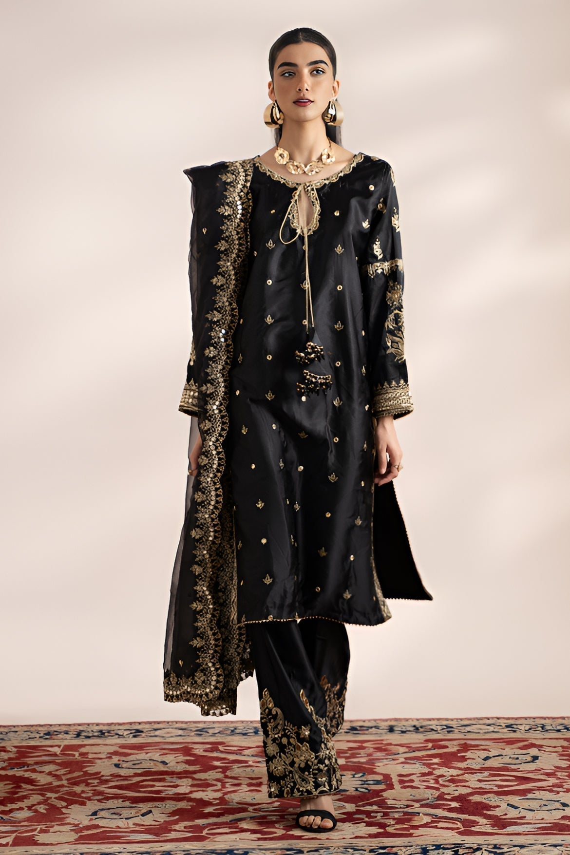 Charizma | Festive Pret | STM23-02 Black - House Of Hania