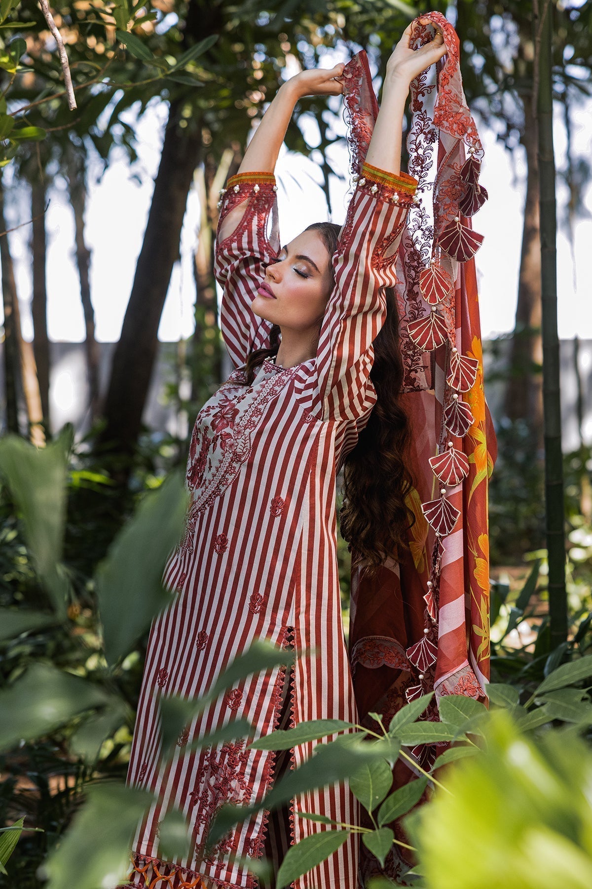 Charizma | Naranji Lawn | CN5-04 - House Of Hania