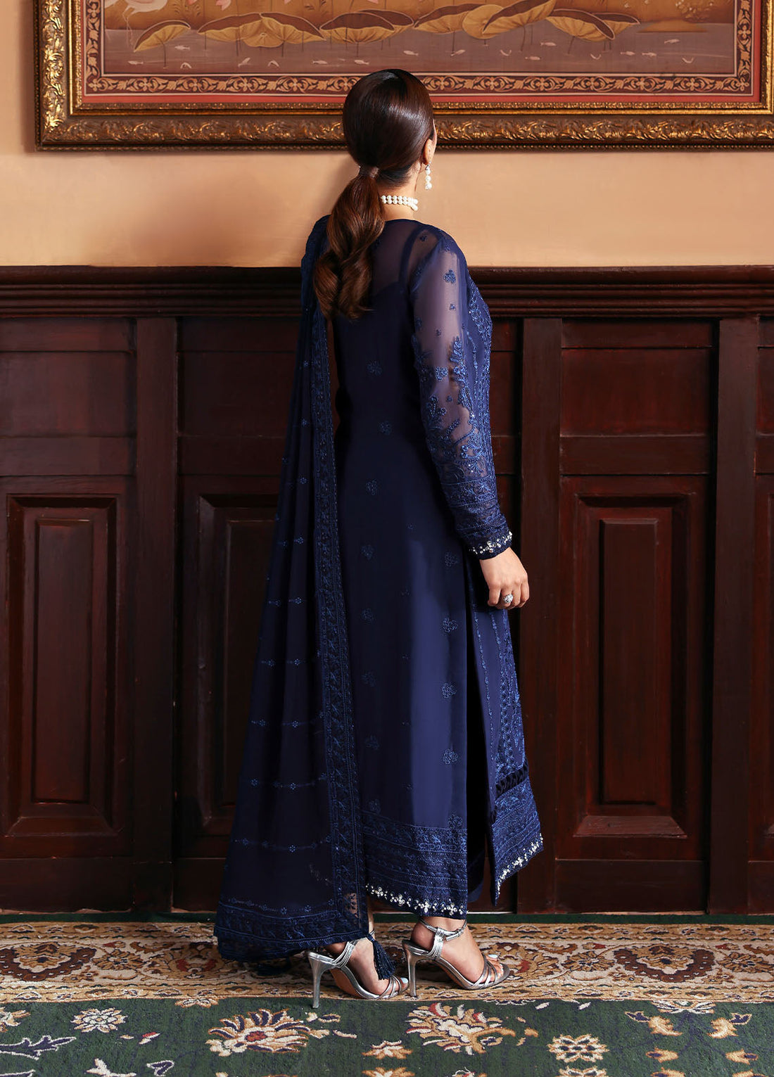 Gulaal | I Evayna Embroidered Chiffon | Leesha