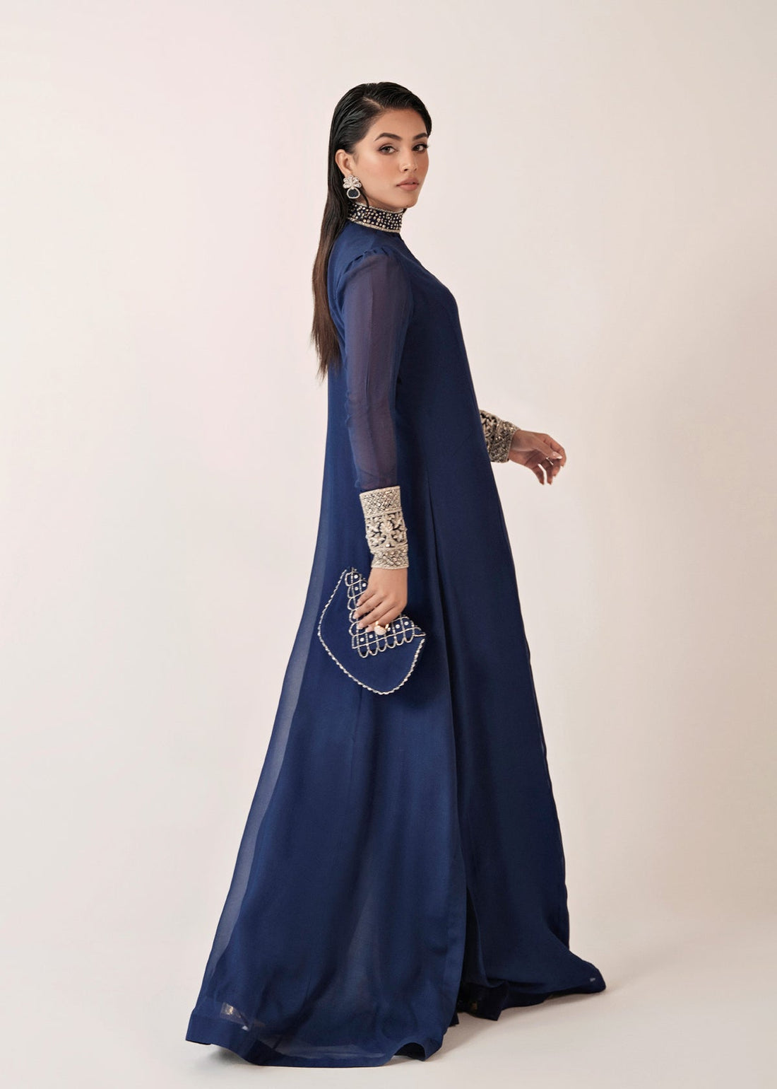 Dastoor | Euphoria Luxury Pret 24 | Azure - House Of Hania