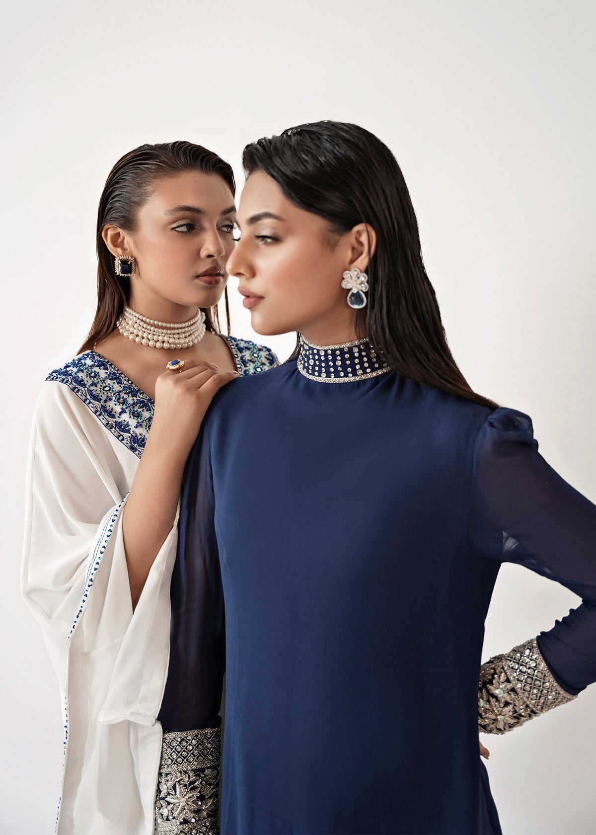 Dastoor | Euphoria Luxury Pret 24 | Azure - House Of Hania