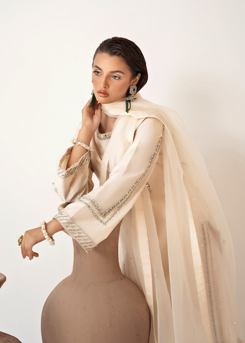 Dastoor | Euphoria Luxury Pret 24 | Pearl - House Of Hania