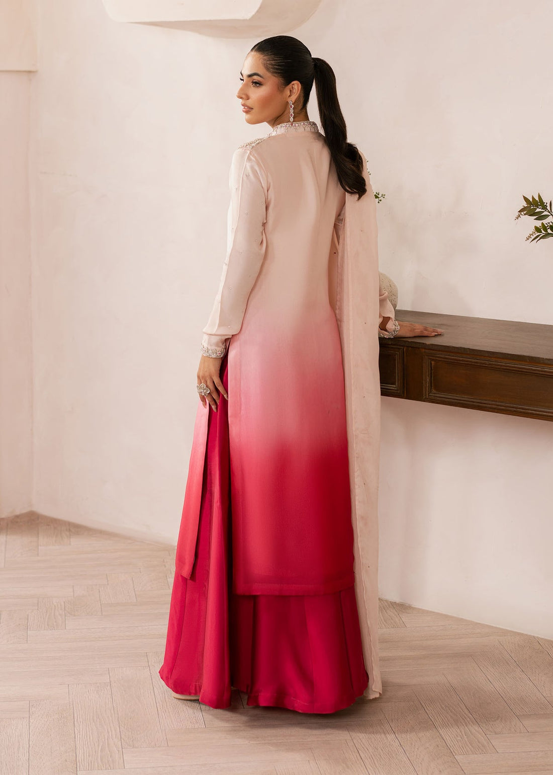 Dastoor | Rania Luxury Pret 25 | Coral - House Of Hania