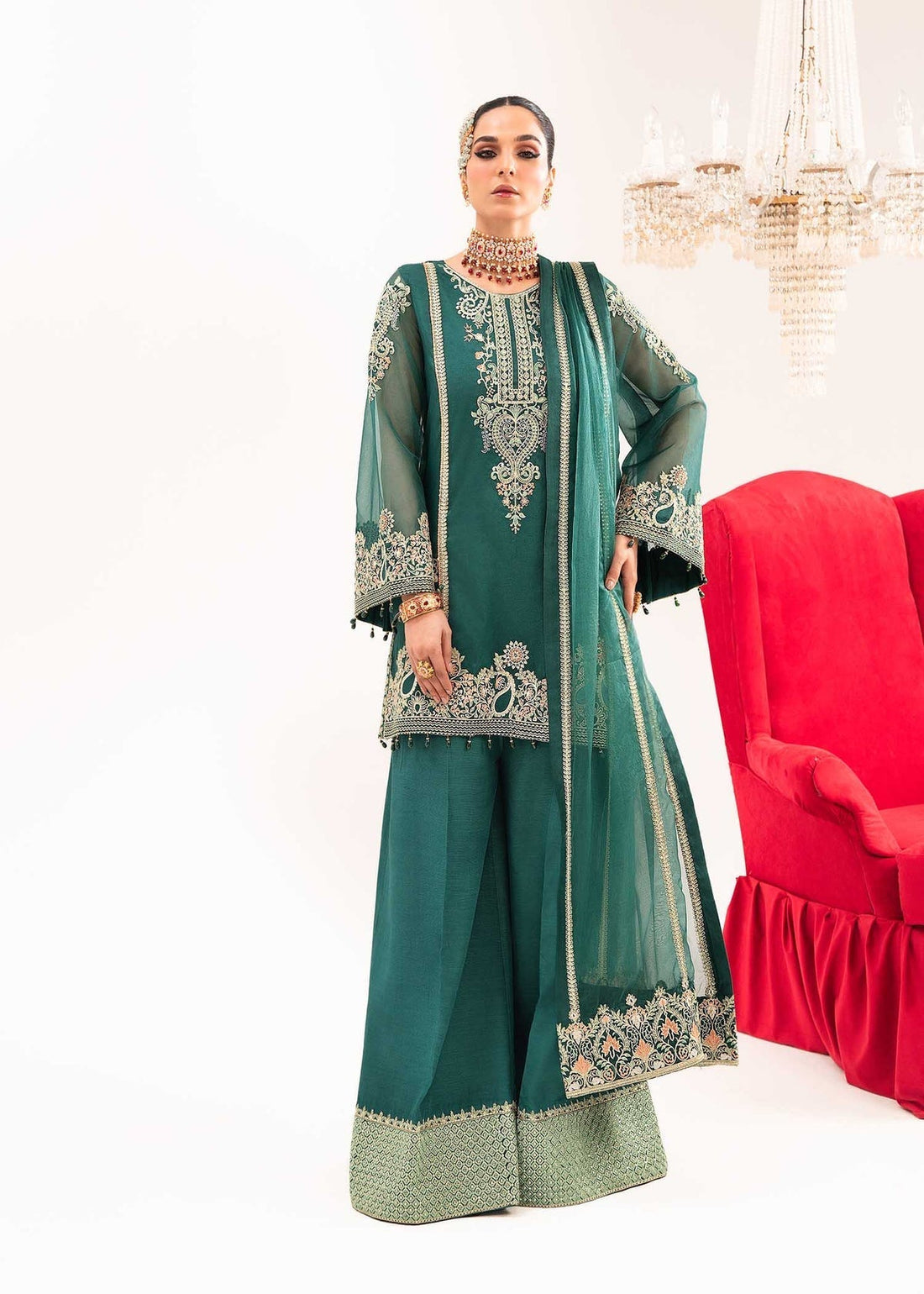 Dastoor | Sajni Luxury Eid Collection 24 | Mehrmaa - House Of Hania