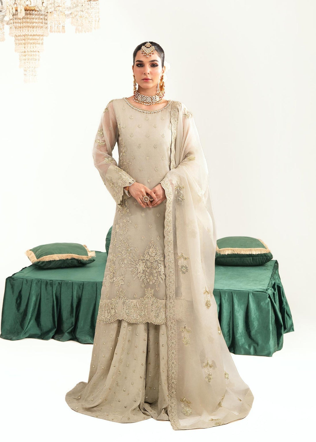 Dastoor | Sajni Luxury Eid Collection 24 | Nahal - House Of Hania