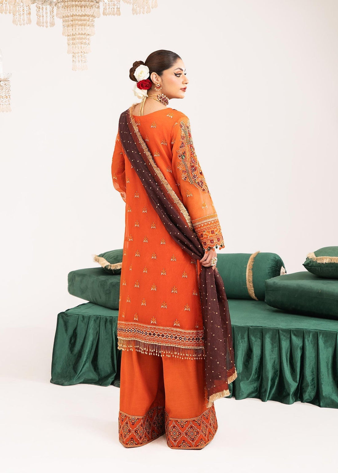 Dastoor | Sajni Luxury Eid Collection 24 | Ruby - House Of Hania
