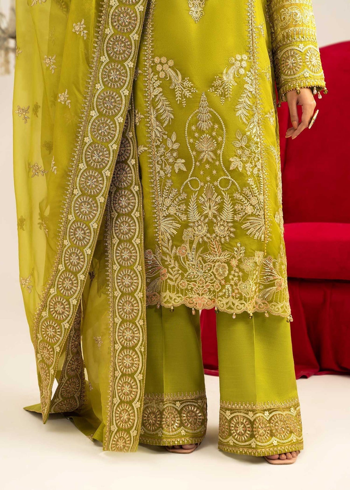 Dastoor | Sajni Luxury Eid Collection 24 | Yaqoot - House Of Hania