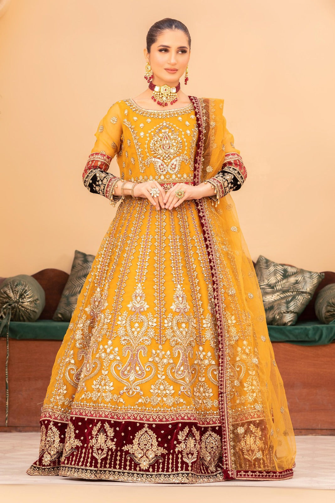 Diara Couture | Tehzeeb Wedding Formals | A. GLEAM - House Of Hania