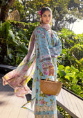 ELAF Signature Embroidered Lawn 3Pc Suit ESL-05A STARLIT HARMONY - House Of Hania